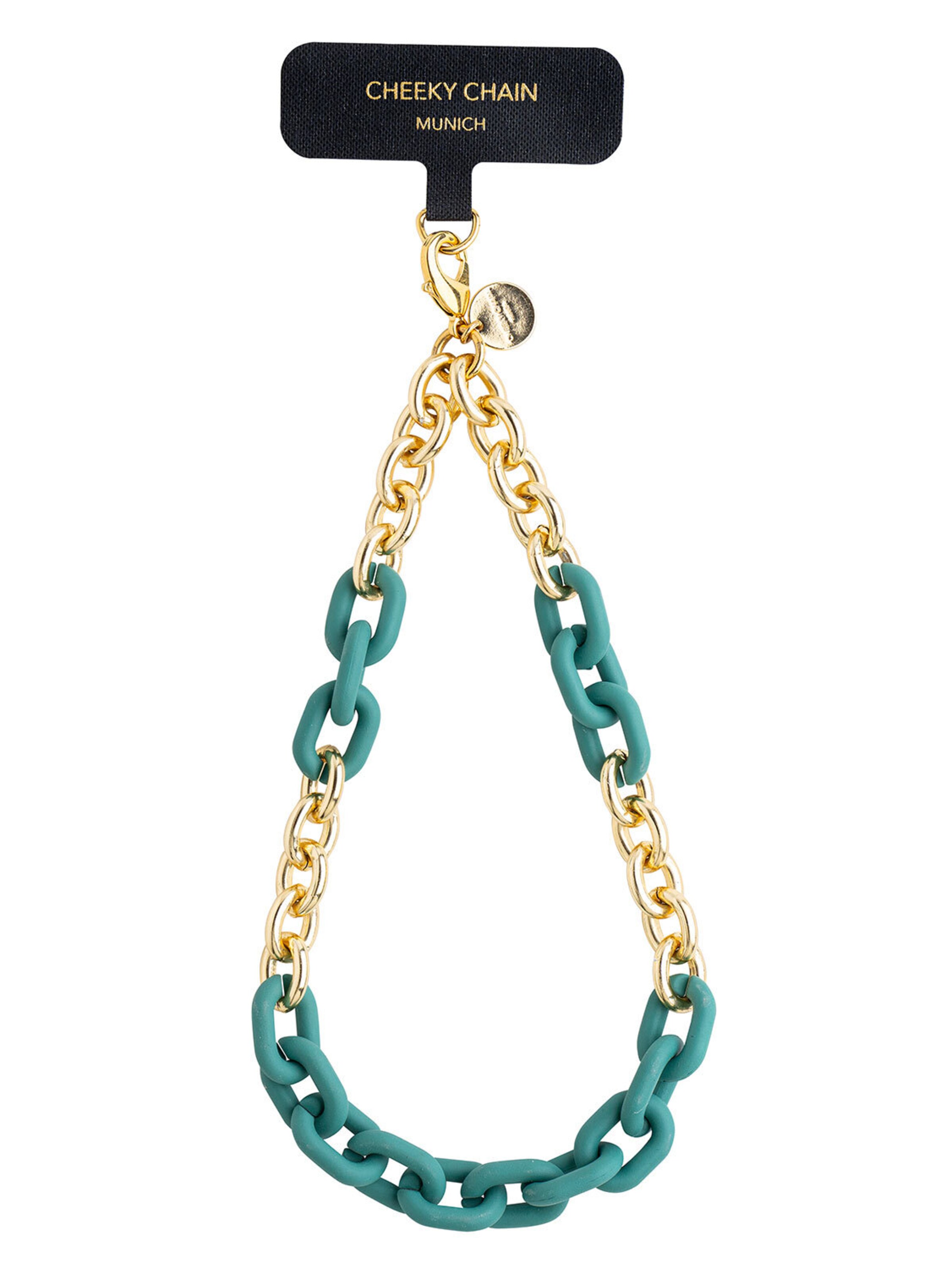 Protection pour Smartphone 'Lio' Cheeky Chain Munich en vert : devant