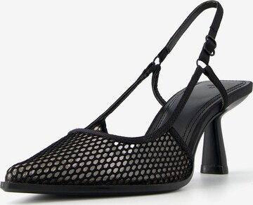 Bershka Slingpumps in Zwart: voorkant