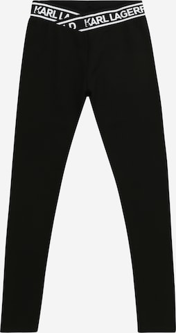 Karl Lagerfeld Skinny Leggingsit värissä musta: edessä