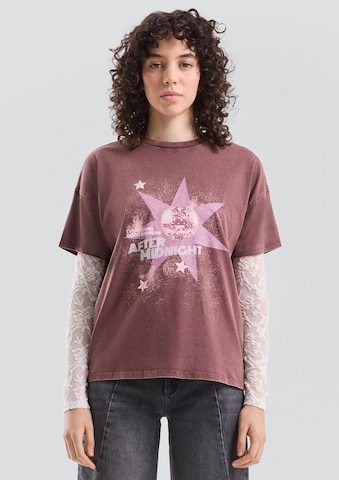 QS Shirt in Rot: Vorderseite