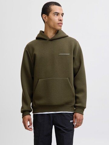 Sweat-shirt 'JCOFUSION' JACK & JONES en vert : devant