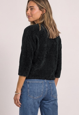 STREET ONE Knit Cardigan in Black