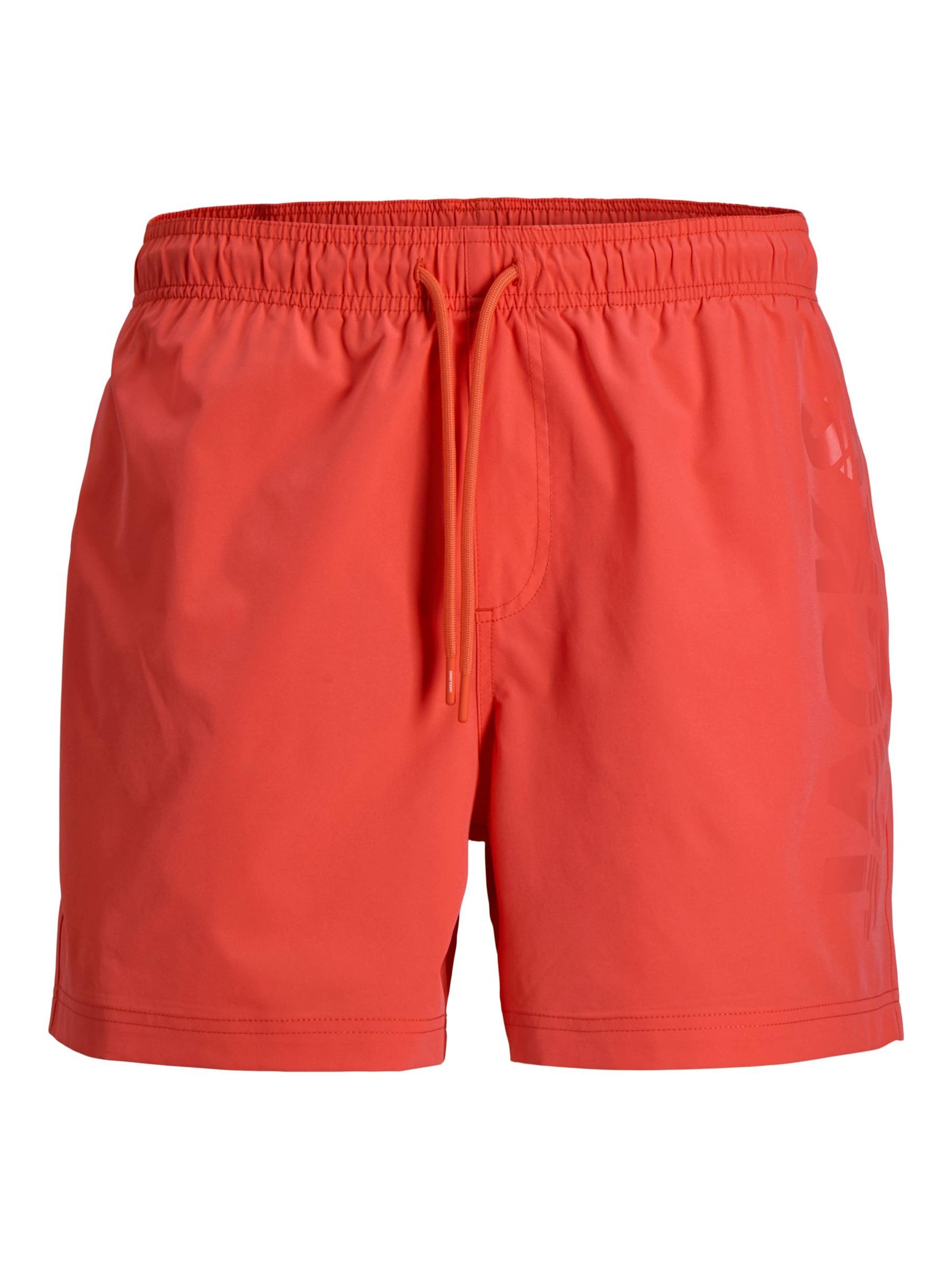 Shorts de bain 'JPSTMaui' JACK & JONES en orange : devant