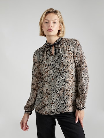 MORE & MORE Blouse in Bruin: voorkant