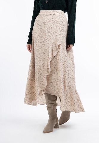 DreiMaster Vintage Skirt in Beige: front