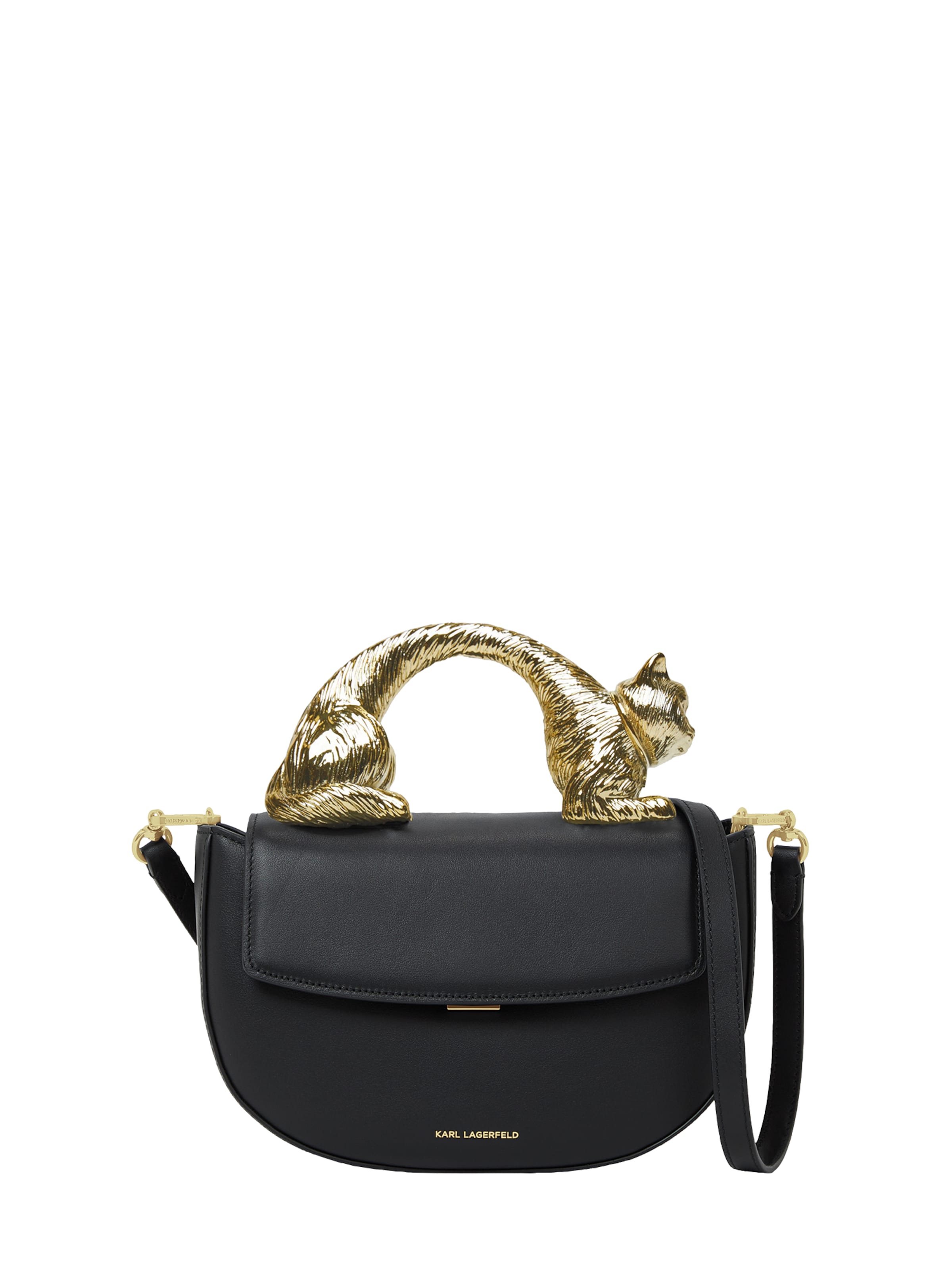 Karl Lagerfeld Handbag 'Choupette' in Black: front