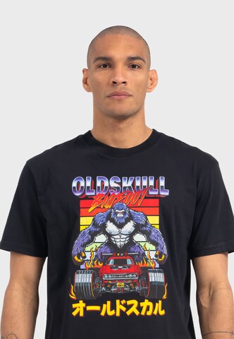 Oldskull T-Shirt 'Xtreme Giant Racer' in Schwarz