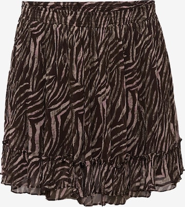 Guido Maria Kretschmer Curvy Skirt 'Julie' in Brown: front