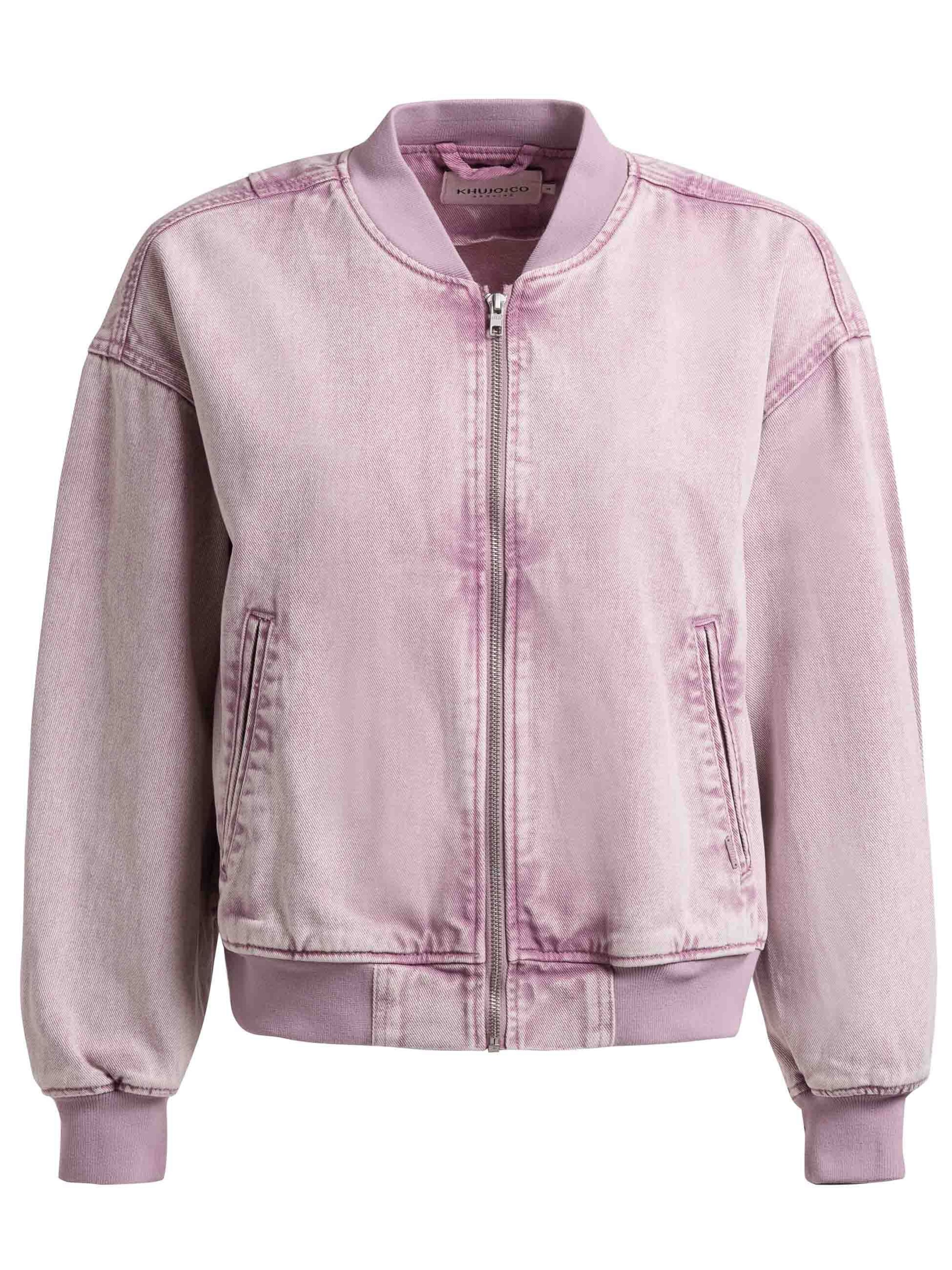 Veste mi-saison 'Clara' khujo en violet : devant