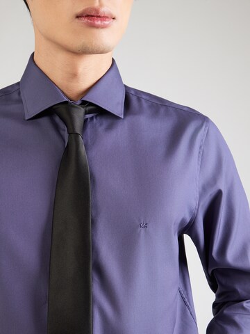 Michael KorsSlim Fit Poslovna košulja - plava boja