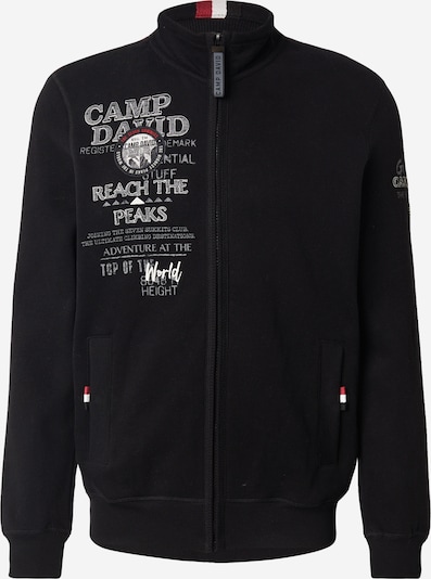 Džemperis iš CAMP DAVID, spalva – pilka / juoda, Prekių apžvalga