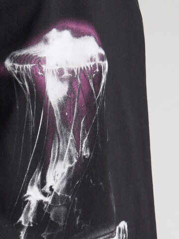 Maglietta 'Jellyfish' di BOSS in nero