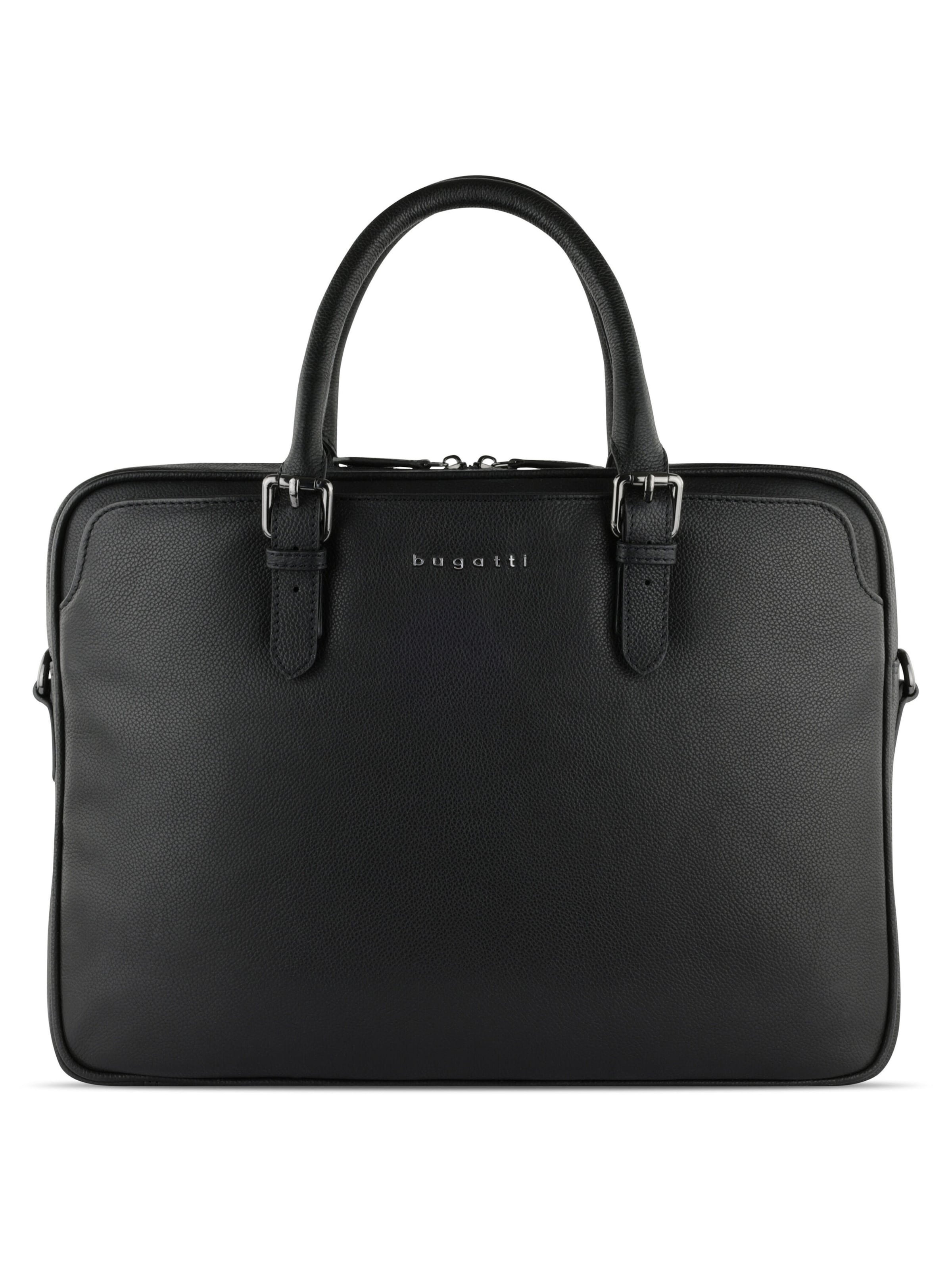 Porte-documents 'Bella' bugatti en noir : devant