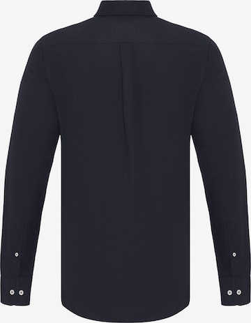 DENIM CULTURE Regular fit Button Up Shirt 'ERLING' in Black