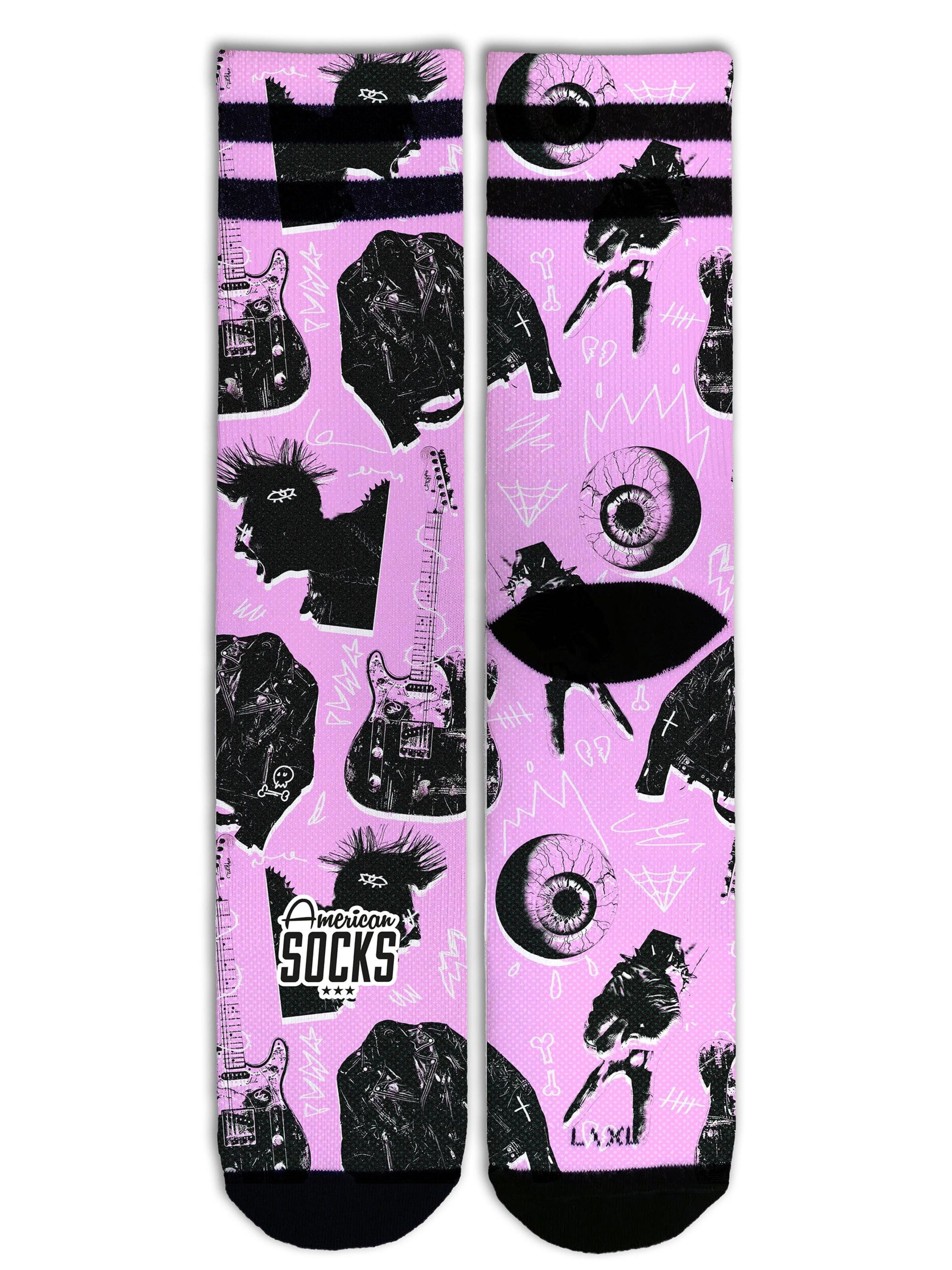 American Socks Socks 'Street Riot' in Black