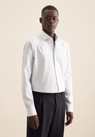 SEIDENSTICKER Regular fit Business shirt in Blue: front