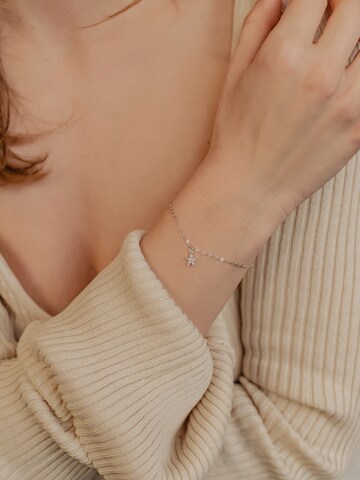 Braccialetto 'Daisy Spark' di Hey Happiness in argento