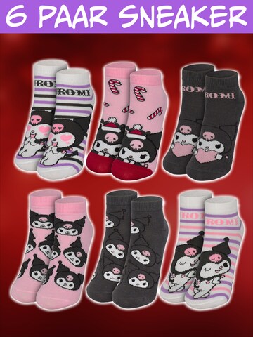 HELLO KITTY Socks 'Adventskalender mit 12 Paar' in Mixed colors