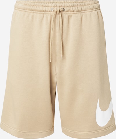 Kelnės 'CLUB' iš Nike Sportswear, spalva – smėlio spalva / balta, Prekių apžvalga