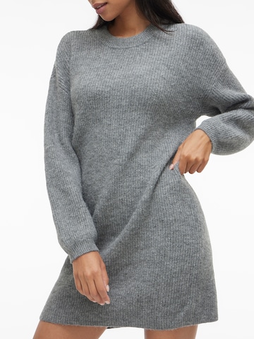 VILA Knitted dress 'VIRETTA' in Grey