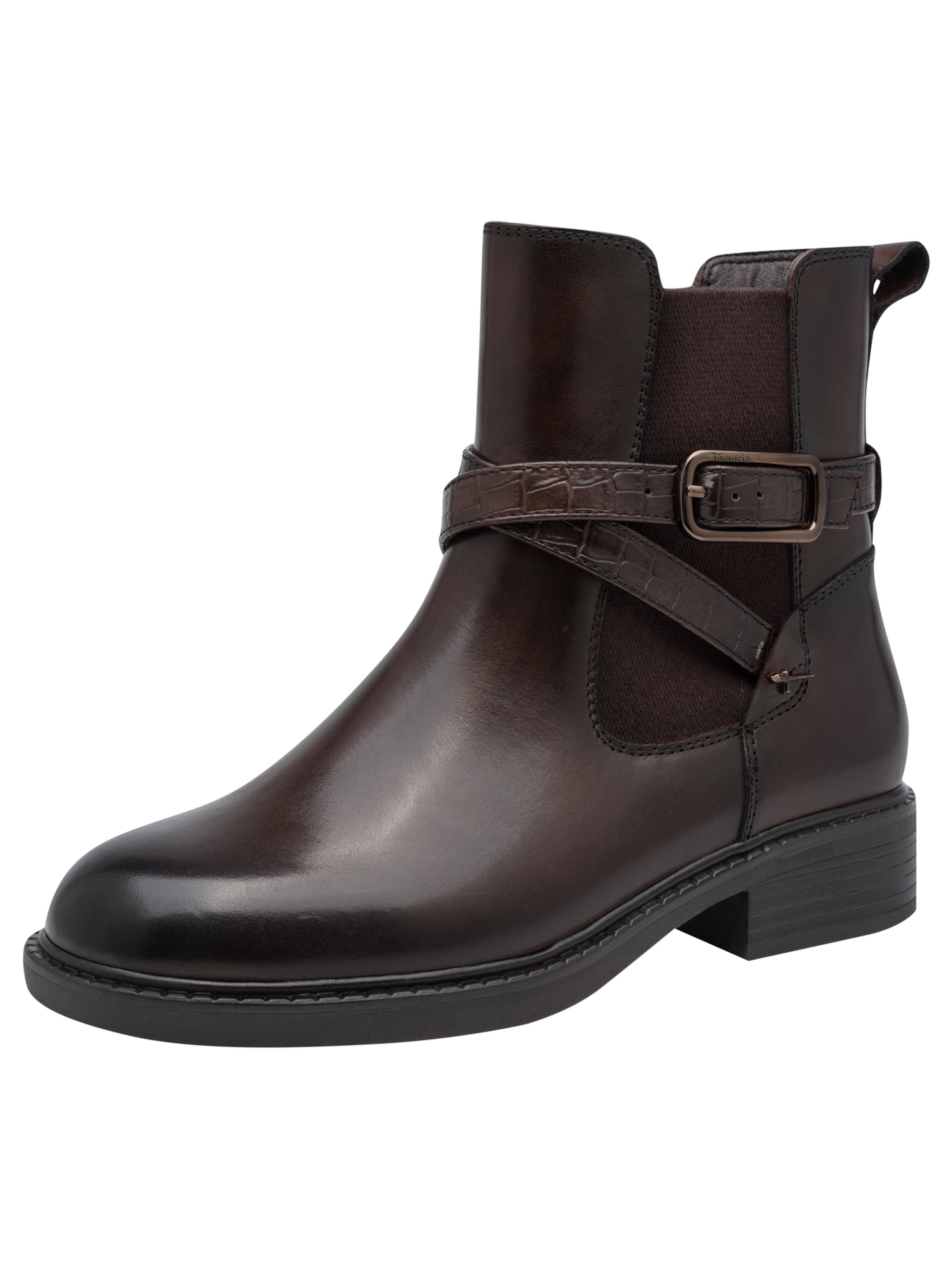 Chelsea Boots Tamaris en marron : devant
