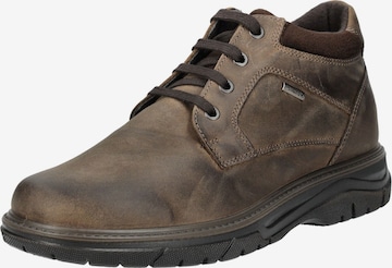 Bottines à lacets IMAC en marron : devant