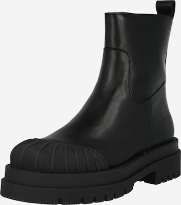 Boots ANGULUS en noir : devant
