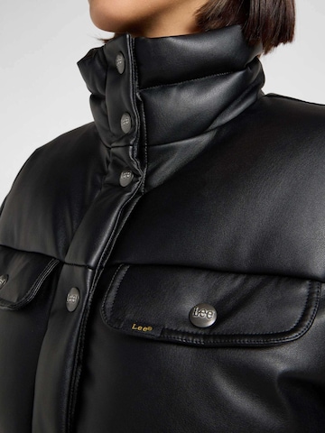 Lee Winter Jacket 'Rider Puffer Jacket' in Black