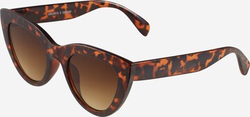 Monki Sunglasses 'Isla' in Brown: front