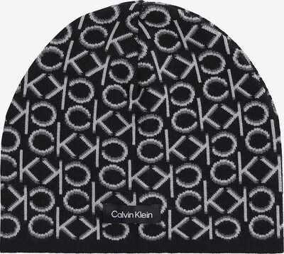 Calvin Klein Mütze in grau / schwarz / weiß, Produktansicht