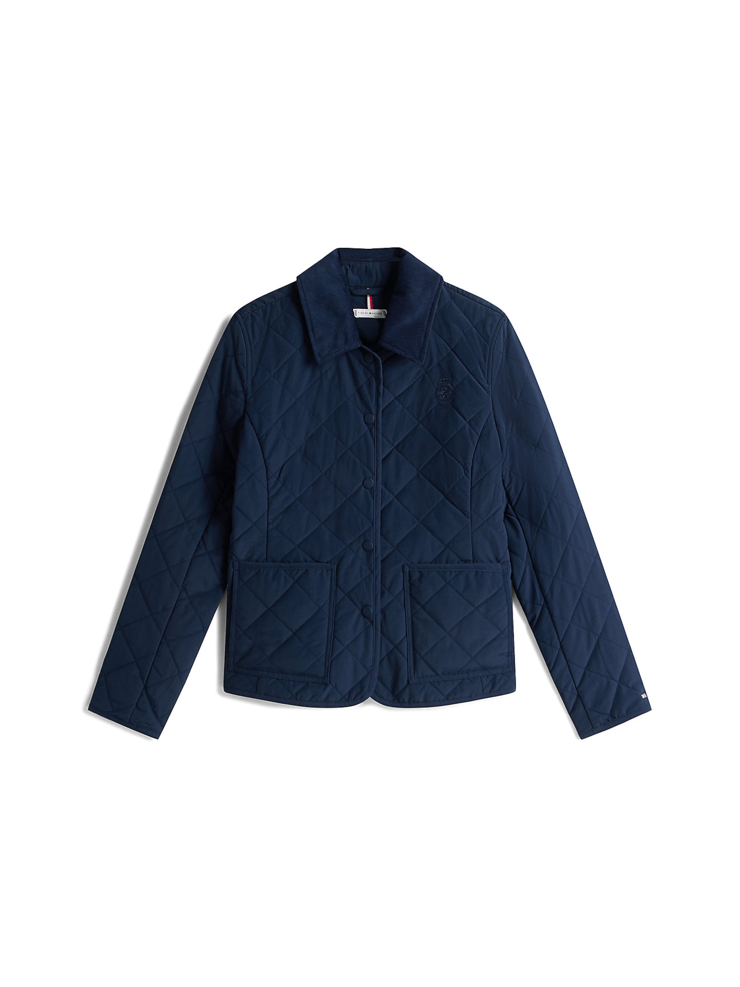 TOMMY HILFIGER Tussenjas in Blauw: voorkant