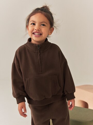 Next Sweatshirt in Bruin: voorkant