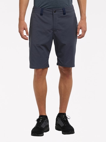 Haglöfs Regular Outdoor Pants 'Mid Solid' in Blue: front