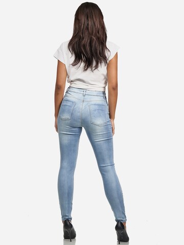 Tazzio Skinny Jeans 'F101' in Blau