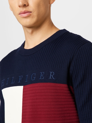 TOMMY HILFIGER Pullover in Blau