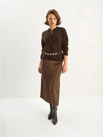 Pull-over Bianco Lucci en marron