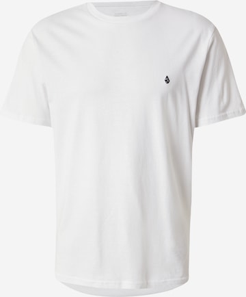 Maglietta 'Stone Blanks' di Volcom in bianco: frontale