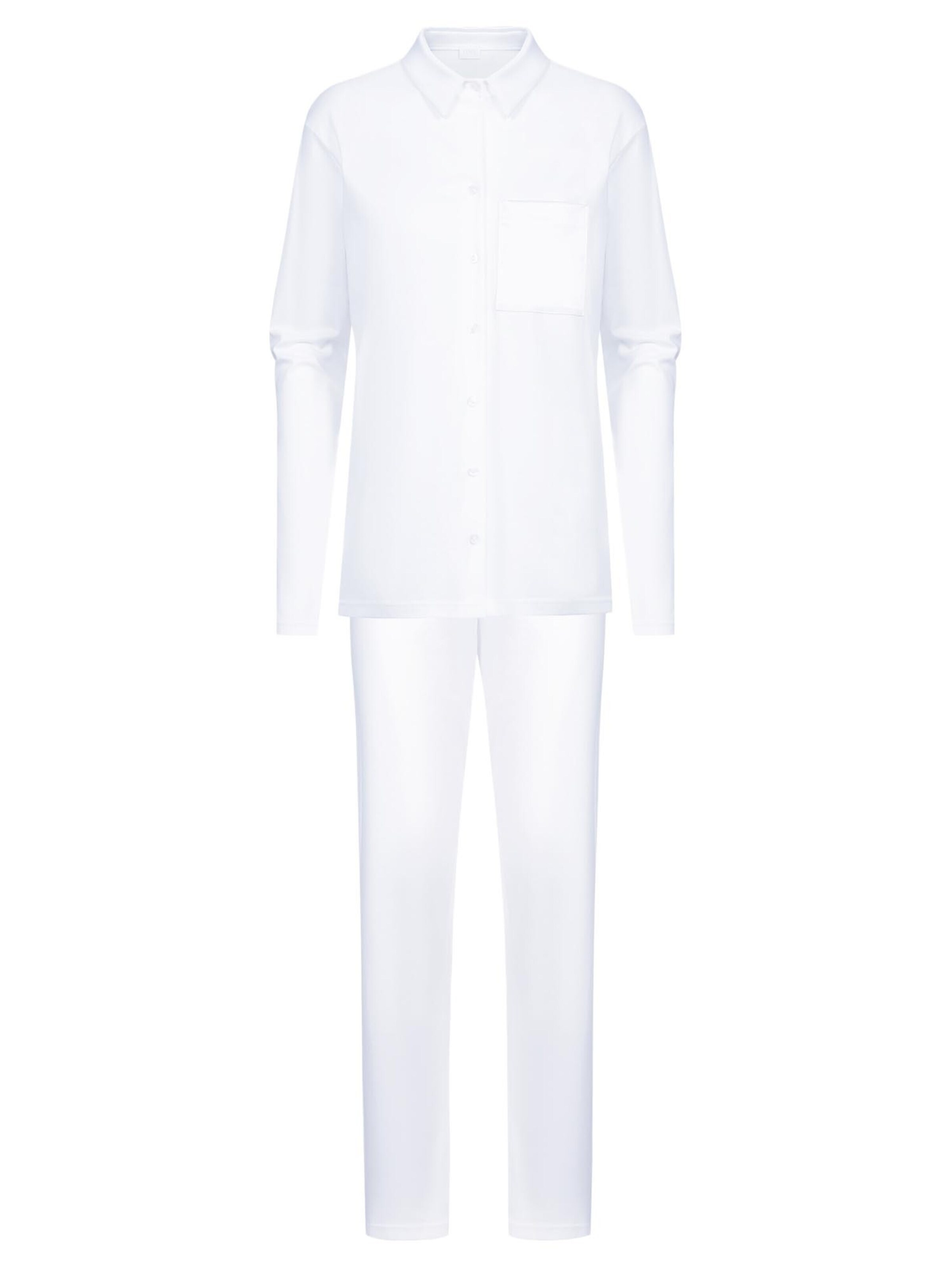Mey Pyjama 'Malea'‌‌‌‌‌‌‌ in Weiß: Vorderseite
