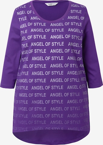 T-shirt Angel of Style en violet : devant