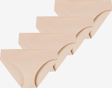 Slip ' Invisible Light ' SCHIESSER en beige : devant