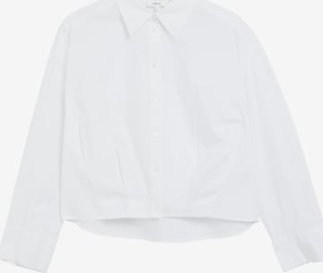 s.Oliver Bluse in Weiß: Vorderseite