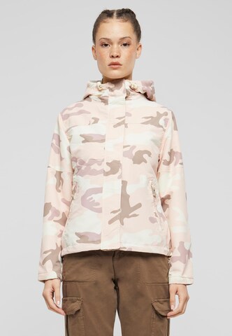 Brandit Between-Season Jacket in Beige: front