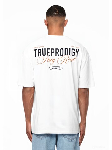 trueprodigy Shirt ' Lou ' in Wit: voorkant