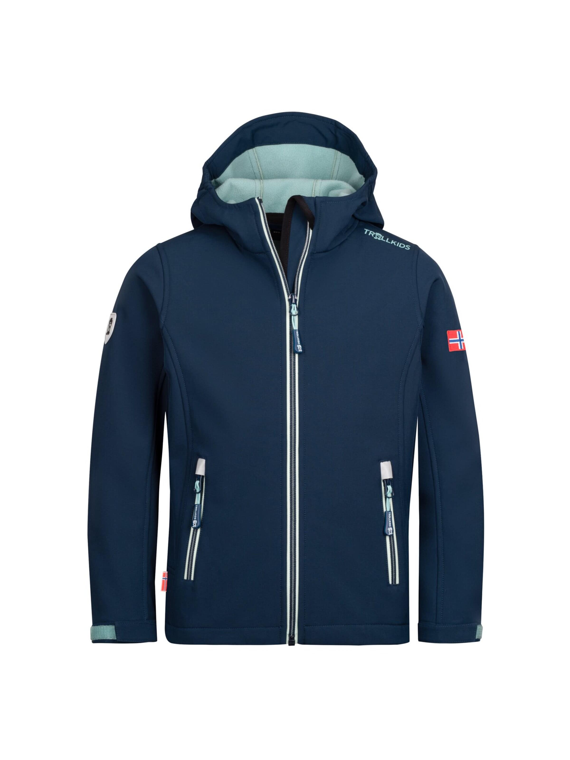 TROLLKIDS Outdoor jacket in Blue: front