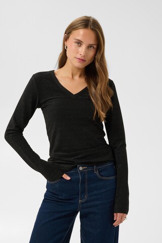 Kaffe - Blusa 'Rebecca' en negro: frente