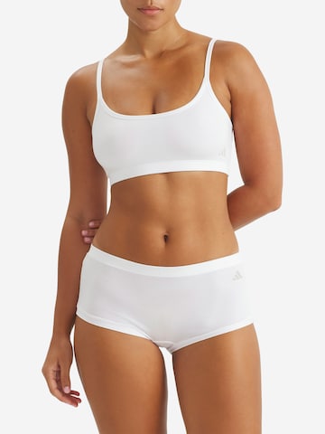 ADIDAS ORIGINALS Bustier BH ' Sport Active Modal Comfort ' in Wit: voorkant