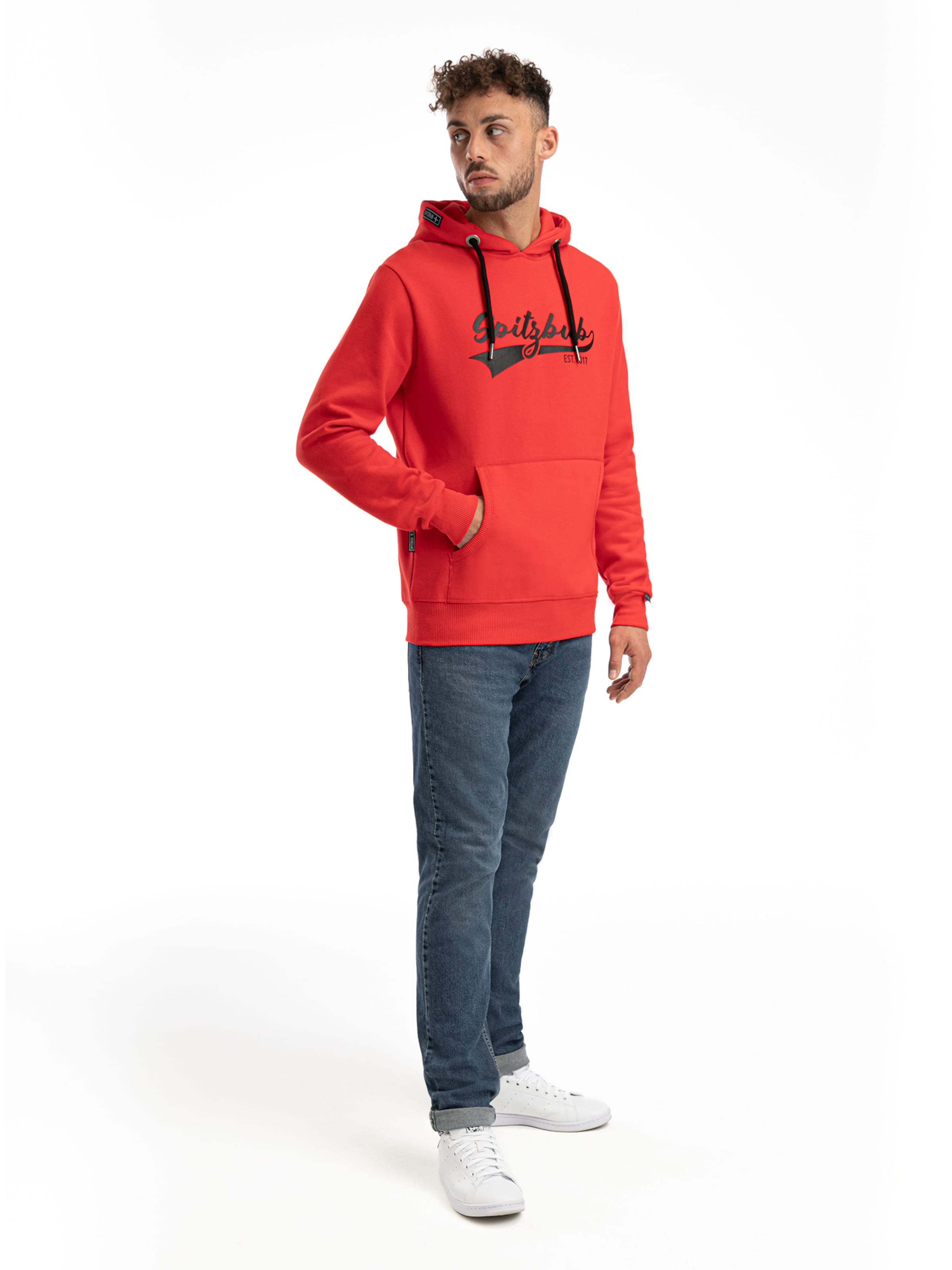 SPITZBUB Sweatshirt 'Anton' in Red