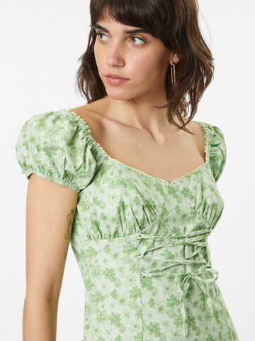 NA-KD Summer Dress in Green