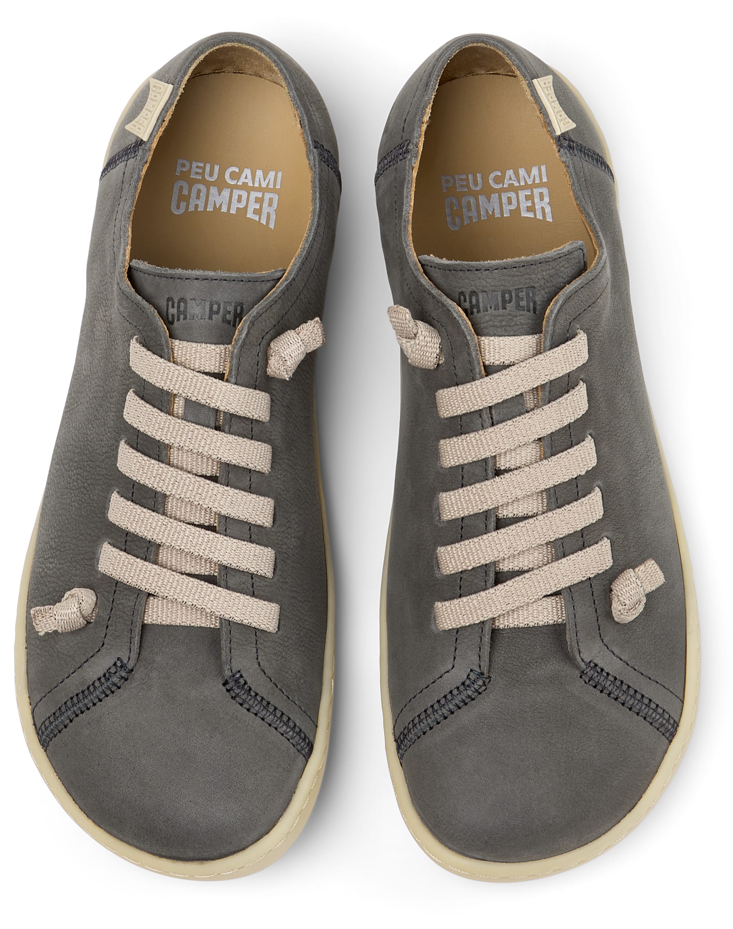 Baskets basses ' Peu Cami ' CAMPER en gris
