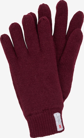 INDICODE JEANS Full Finger Gloves 'Jason' in Red: front